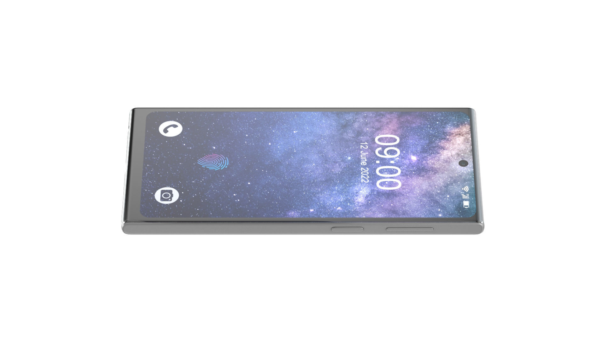 Generic Smartphone 05 PBR Realistic 3D model_4