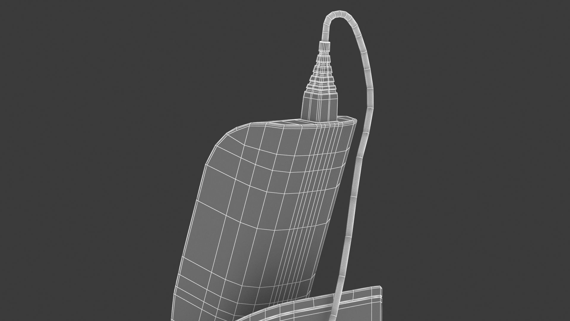 Medical Audiometer Hearing Screener PBR Realistic 3D model_18