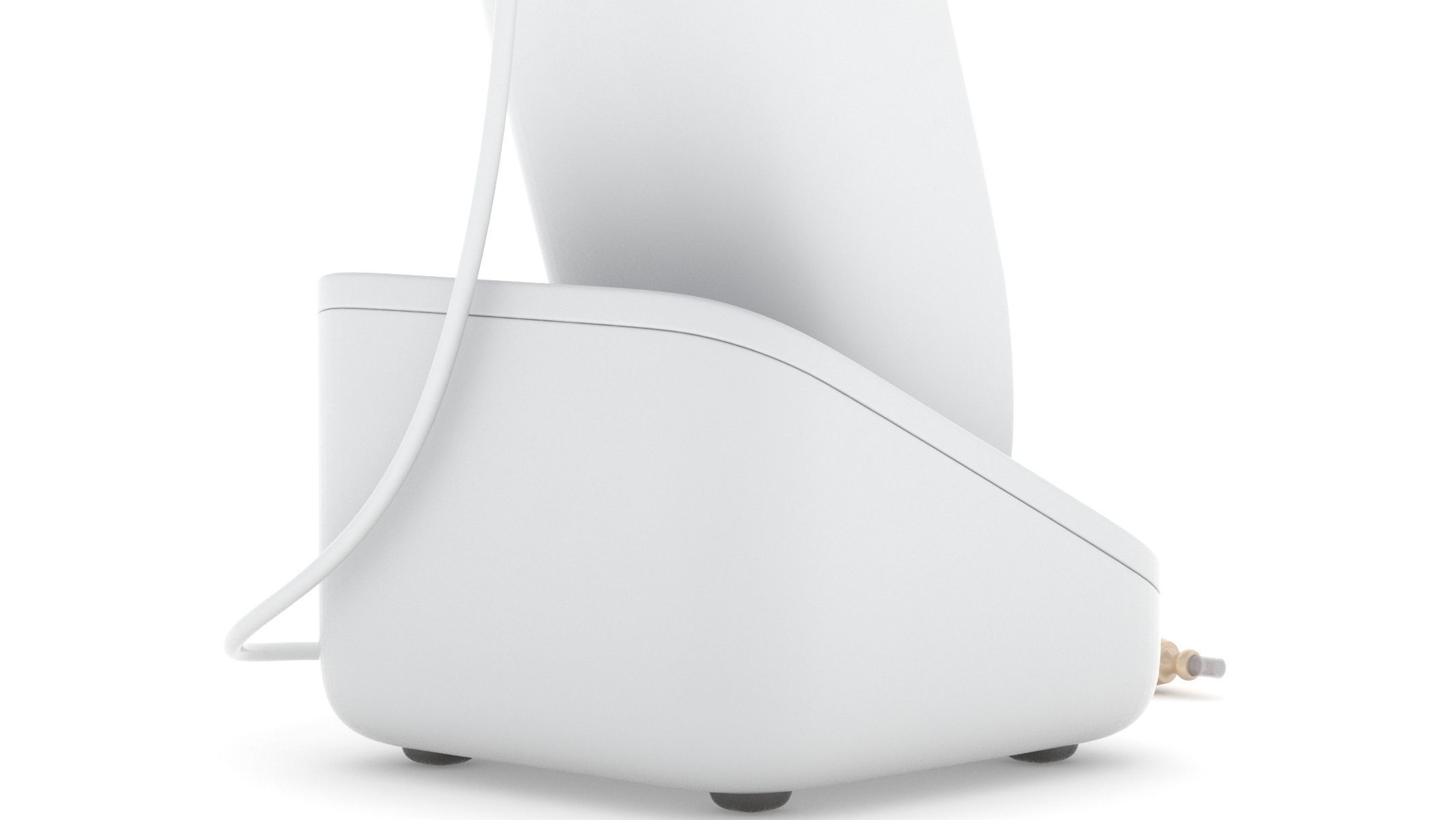 Medical Audiometer Hearing Screener PBR Realistic 3D model_7