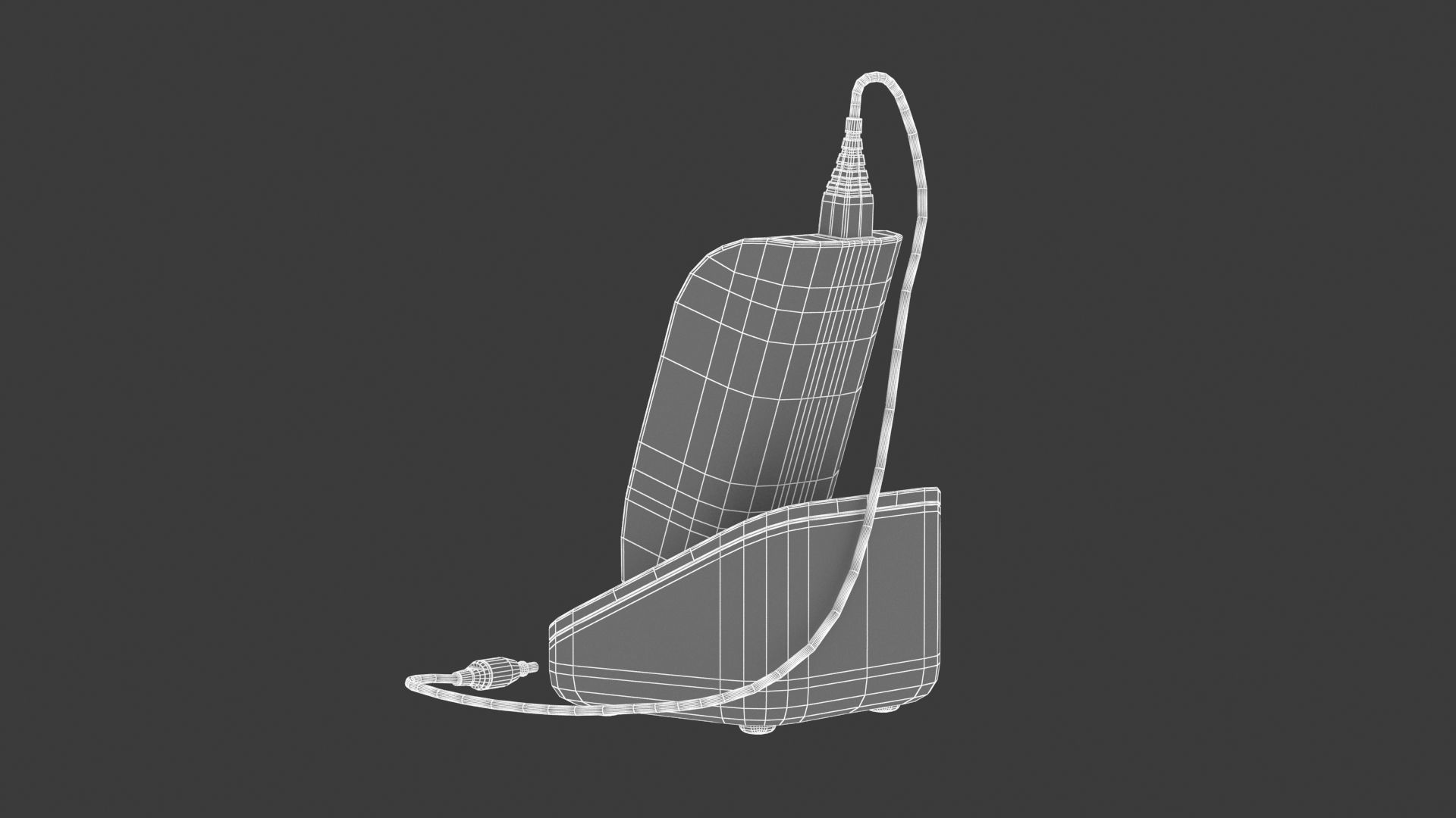 Medical Audiometer Hearing Screener PBR Realistic 3D model_13