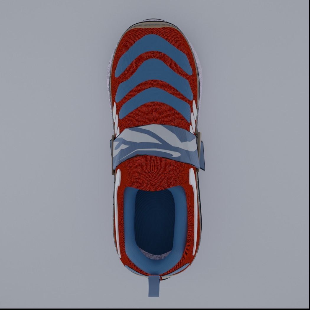 NIKE Sneakers Shoe 3D model_2