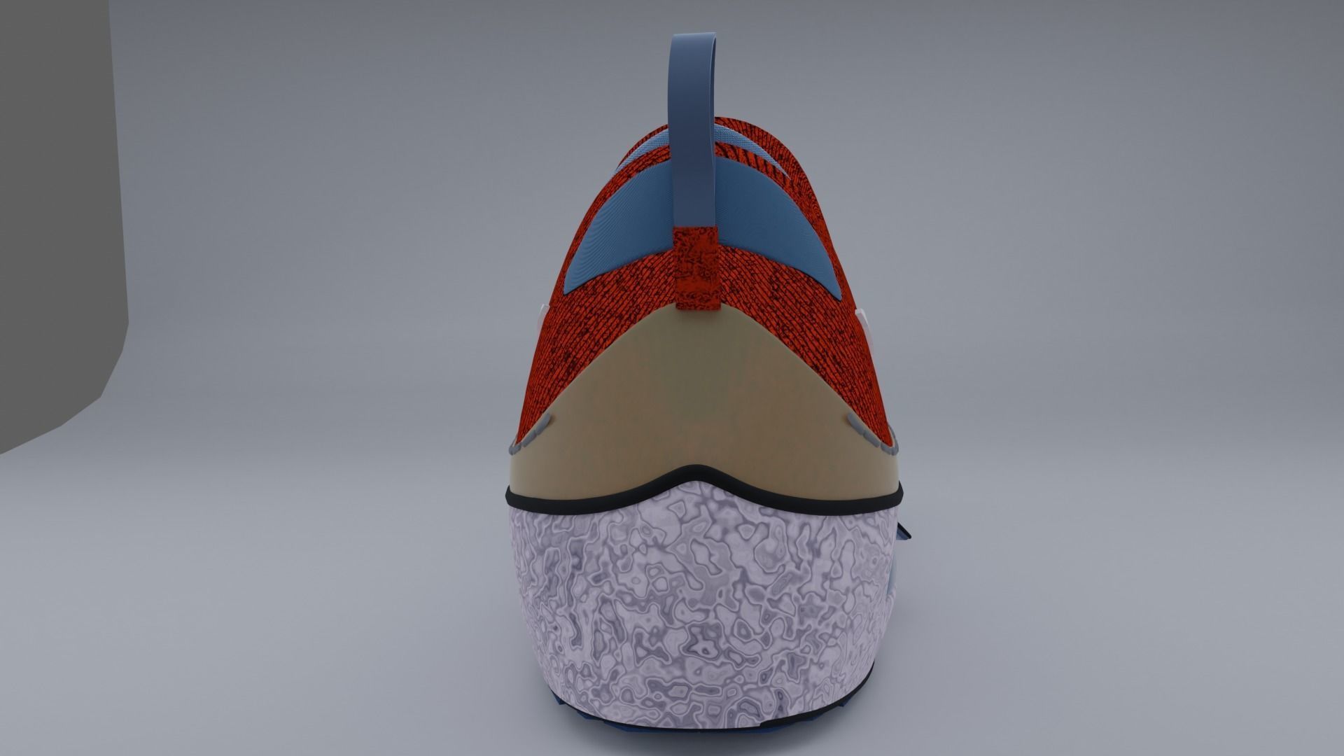 NIKE Sneakers Shoe 3D model_3