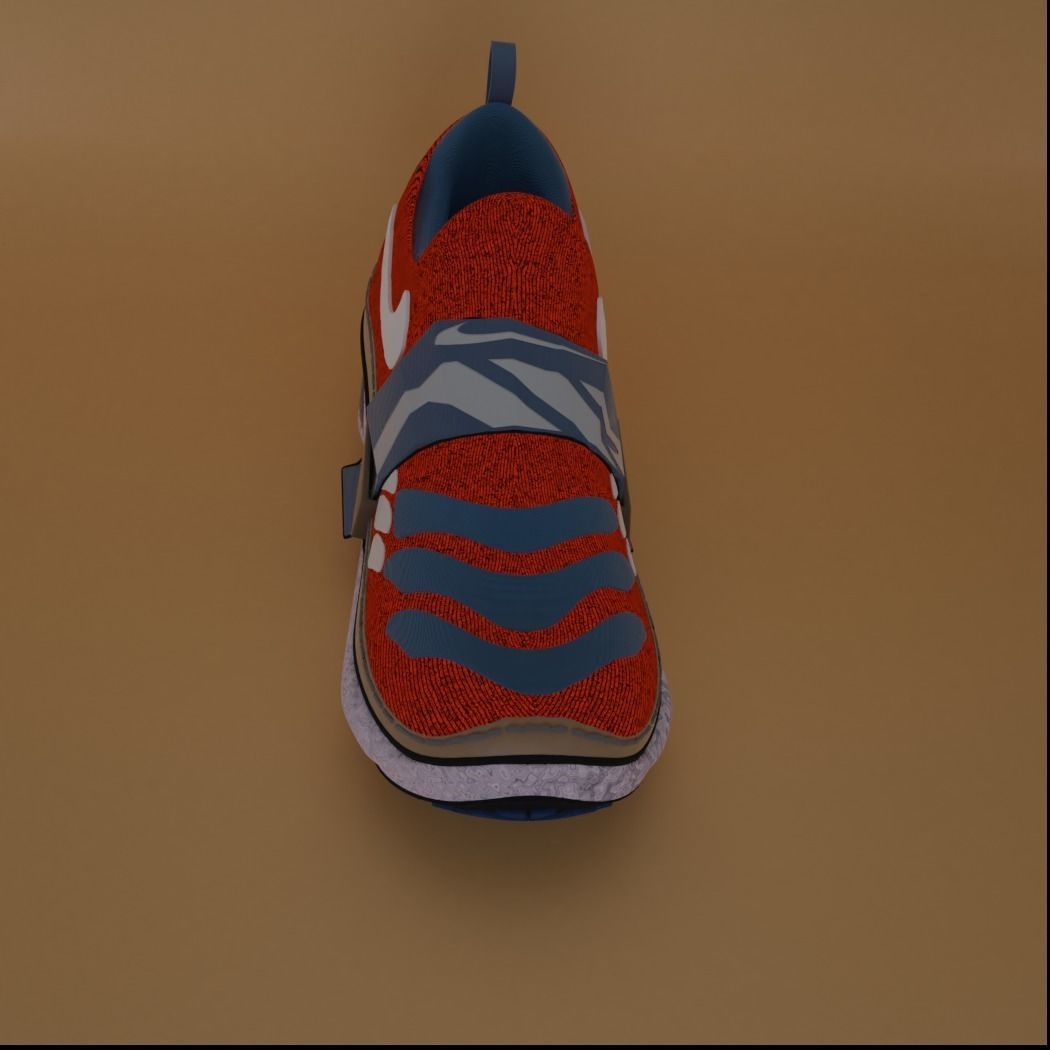 NIKE Sneakers Shoe 3D model_5