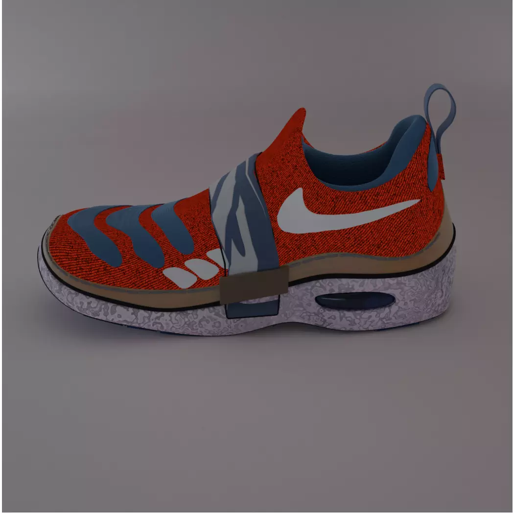 NIKE Sneakers Shoe 3D model_0