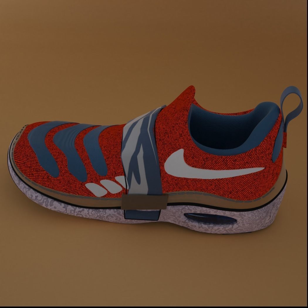 NIKE Sneakers Shoe 3D model_4