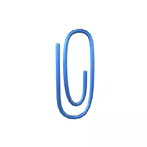 Cartoon Paper Clip v1 003