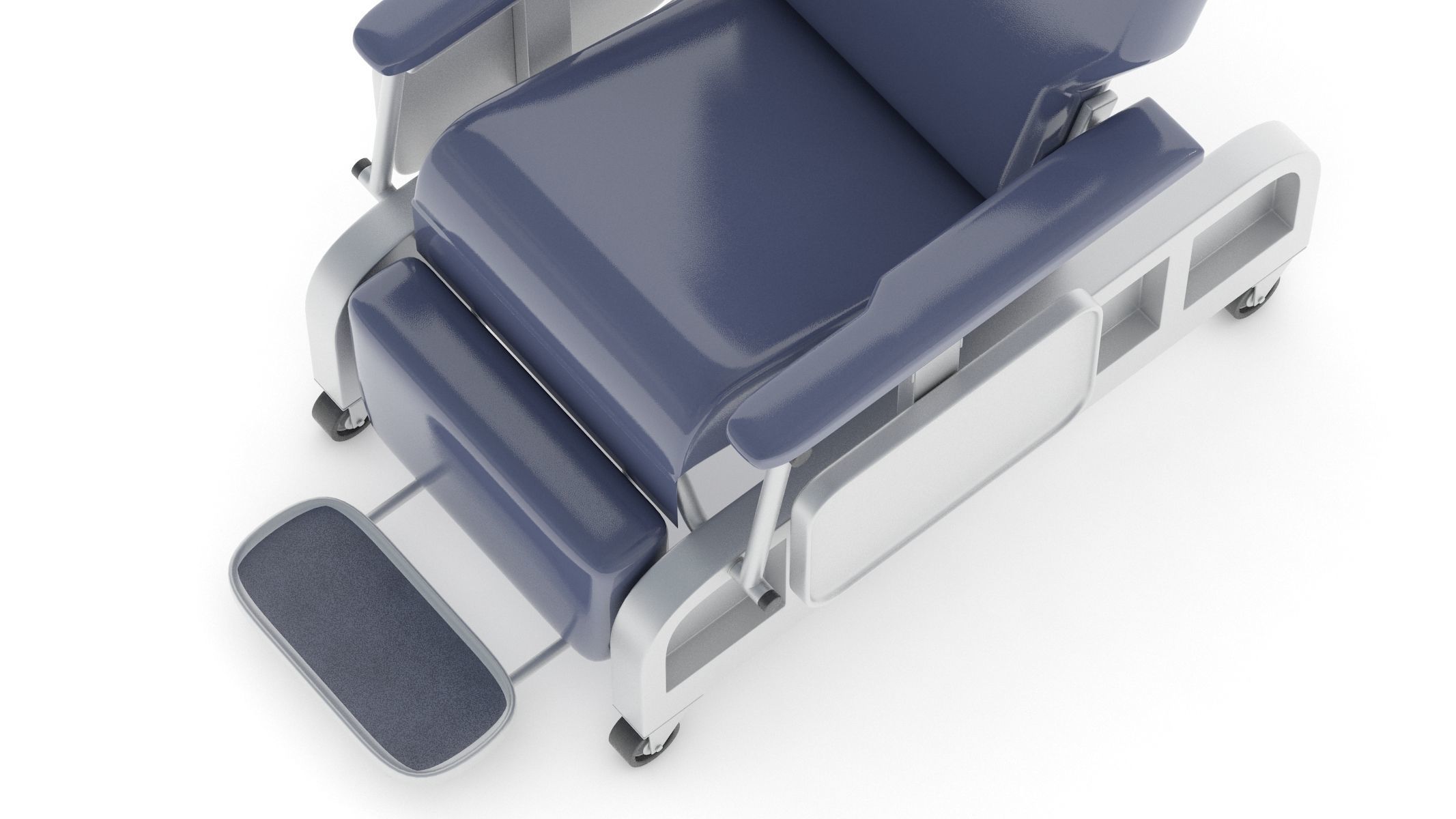 Medical Electric Reclining Chair PBR Realistic 3D model_9