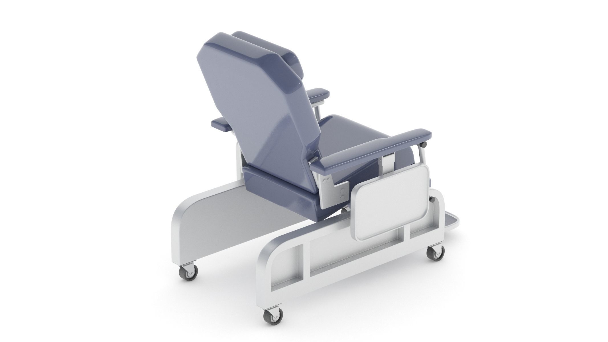 Medical Electric Reclining Chair PBR Realistic 3D model_1