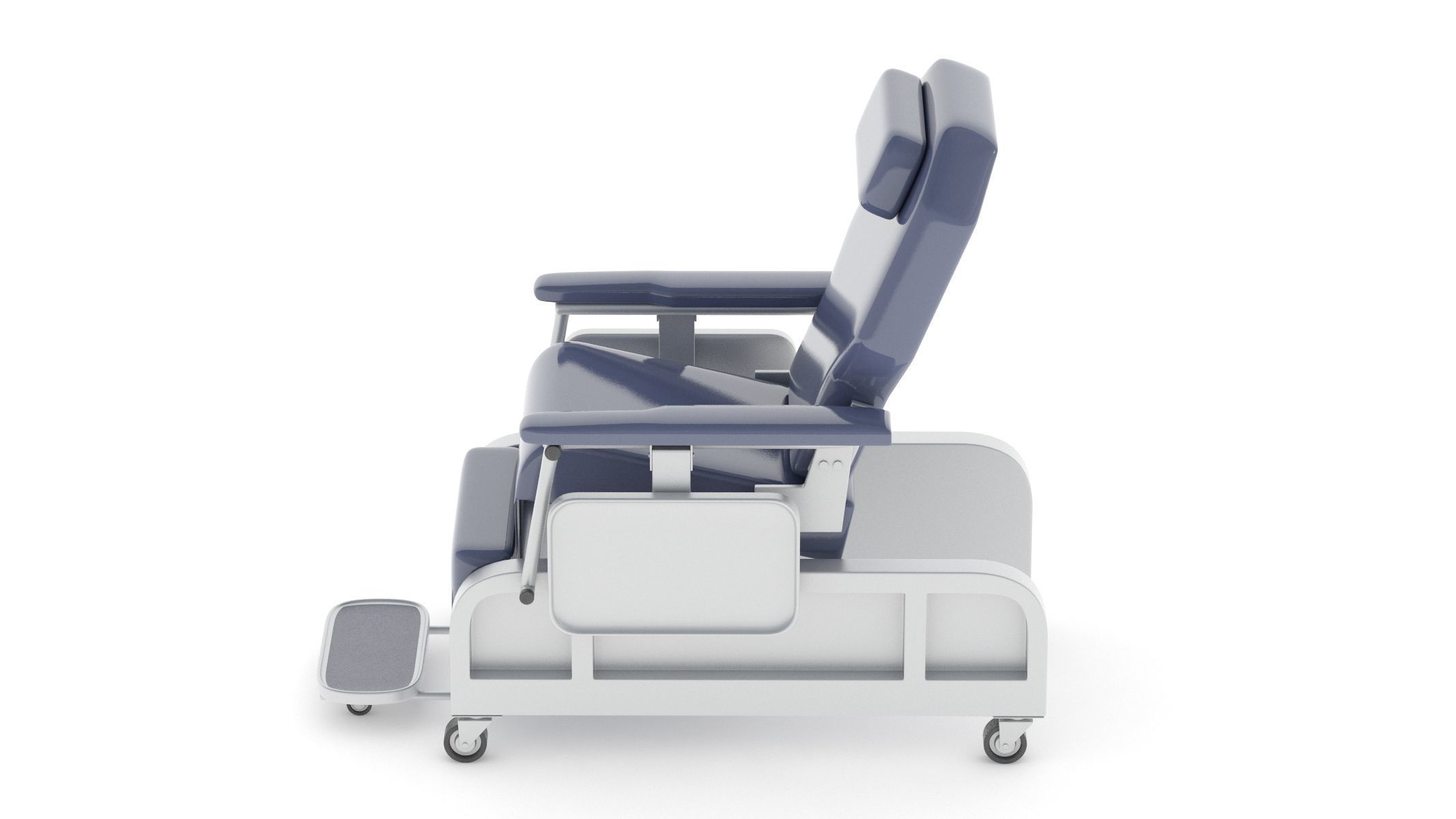 Medical Electric Reclining Chair PBR Realistic 3D model_3
