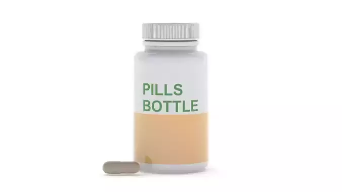 Medical Pill Bottle 01 PBR Realistic