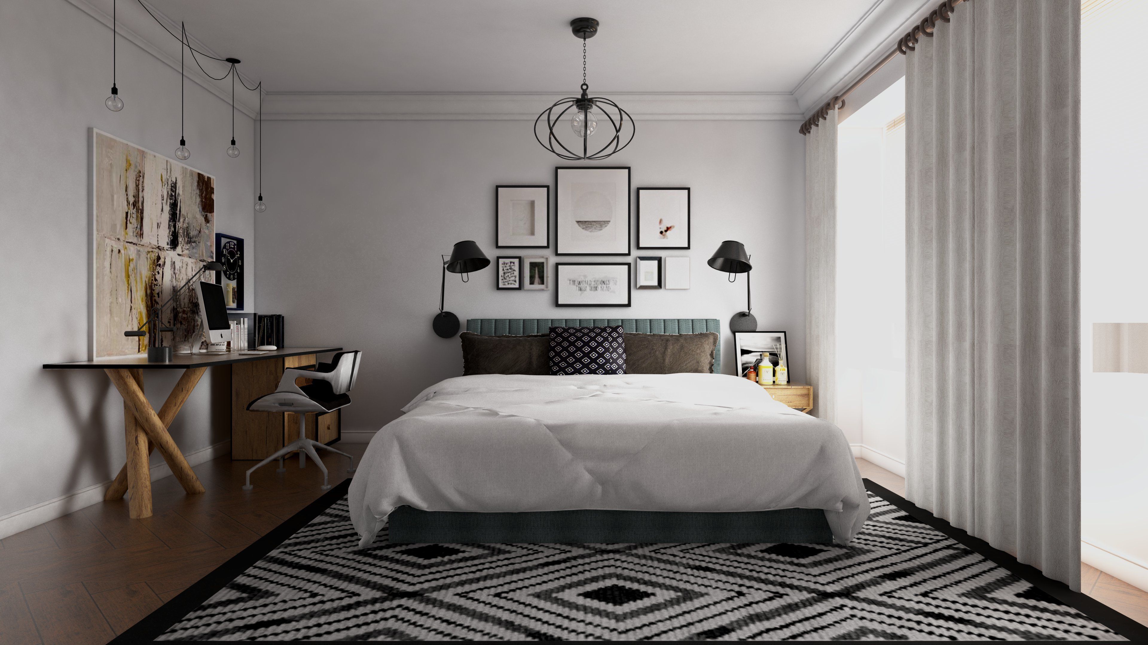 Image showcasing Minimalist room design 3D model 3D printable | CGTrader