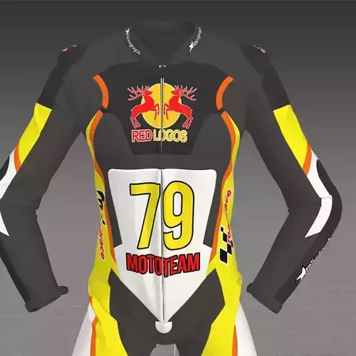 Wearpack MotoGP 3D Model