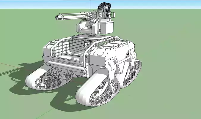 Unmanned Ground Attack vehicle - UGAV MUTT - J5 INTEGRATOR ARGO