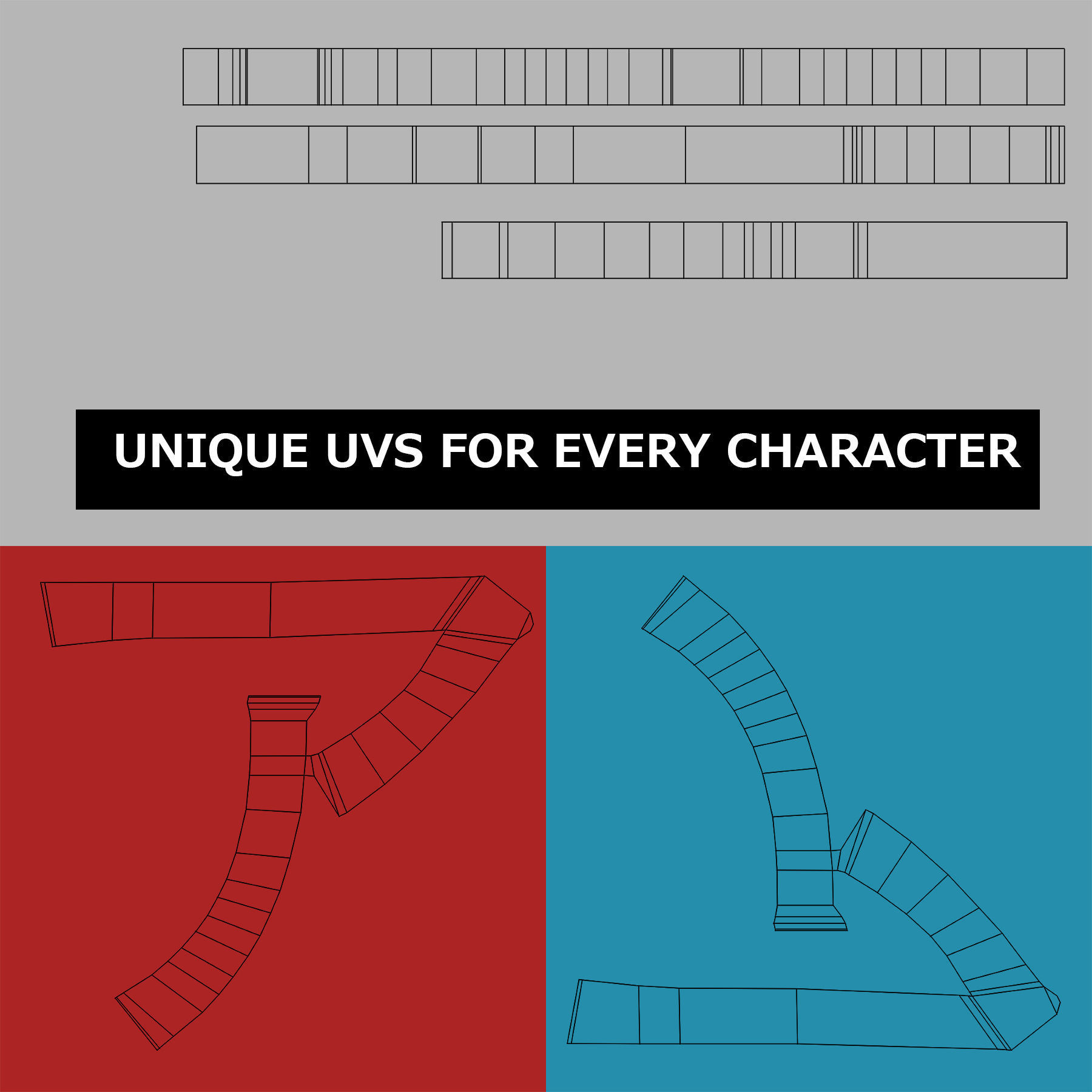 Japanese 3D Characters Hiragana and Katakana in Low Poly Low-poly 3D model_7