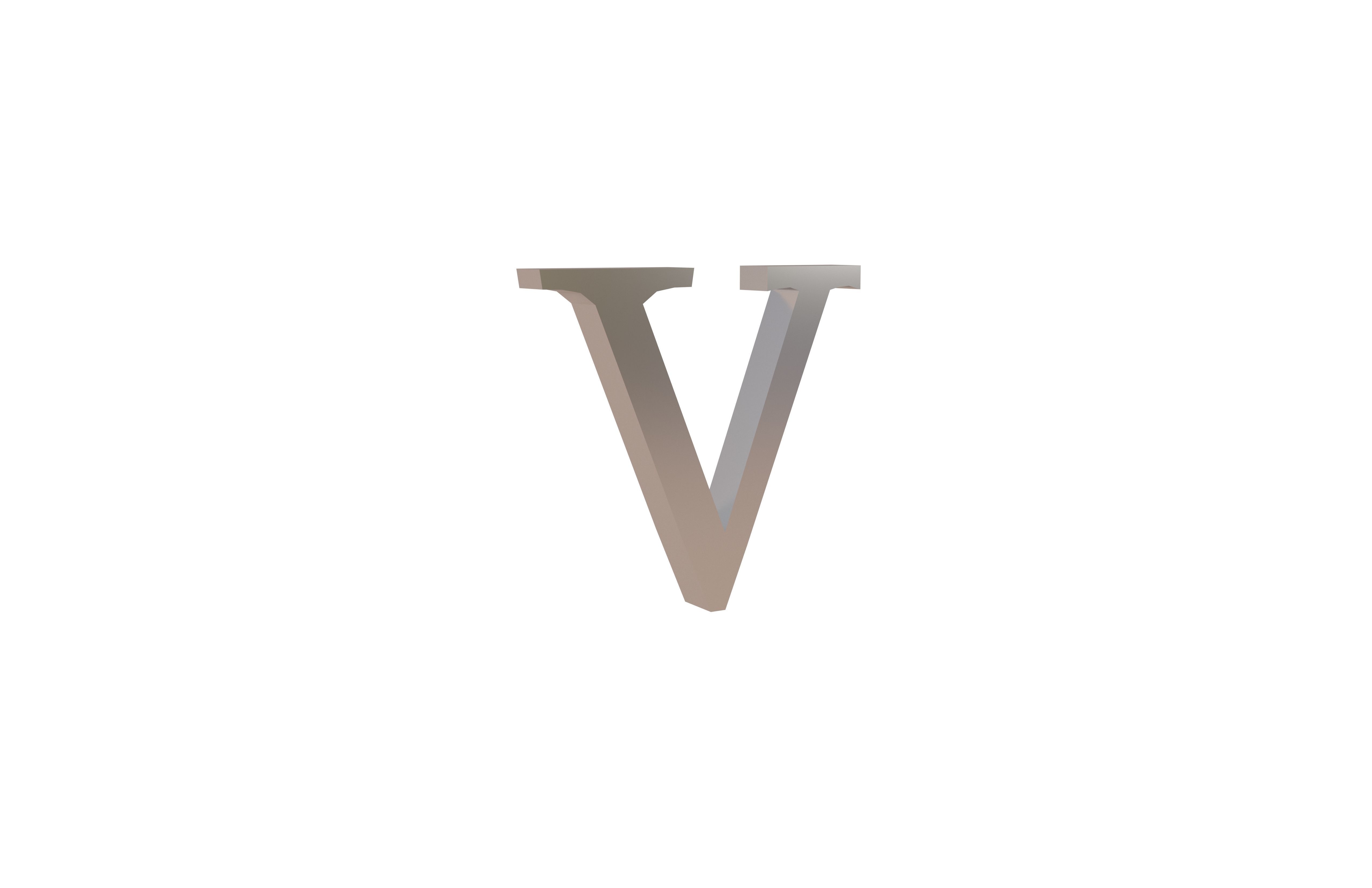 3D model Roman Numerals 5 v1 003 VR / AR / low-poly | CGTrader