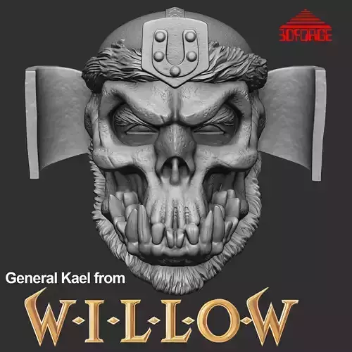 GENERAL KAEL -WILLOW- HEAD FOR 6 INCH ACTION FIGURES 3D print model