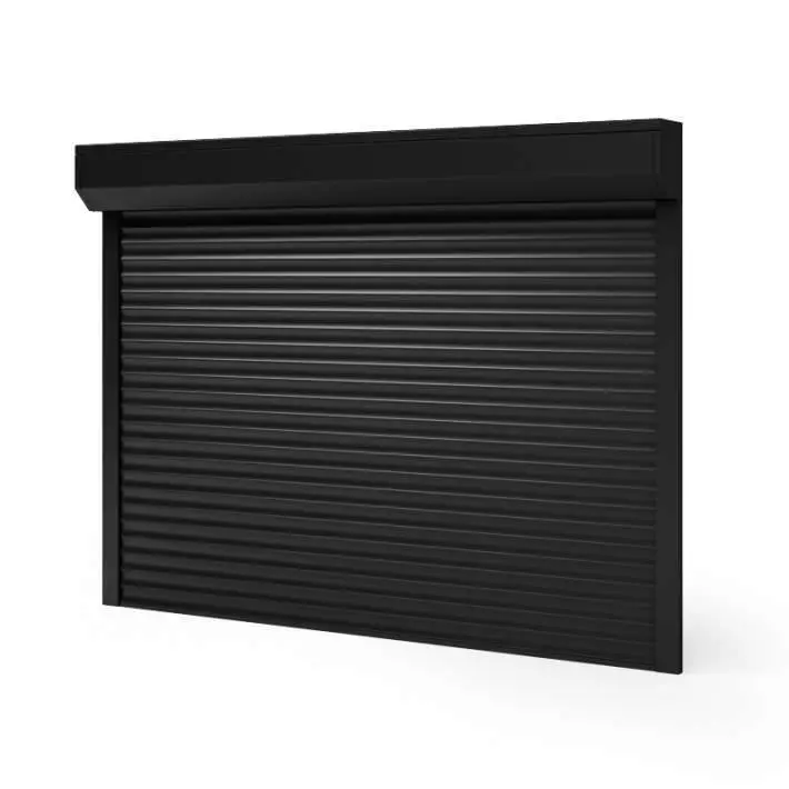 Black Window Shade 3D model_0