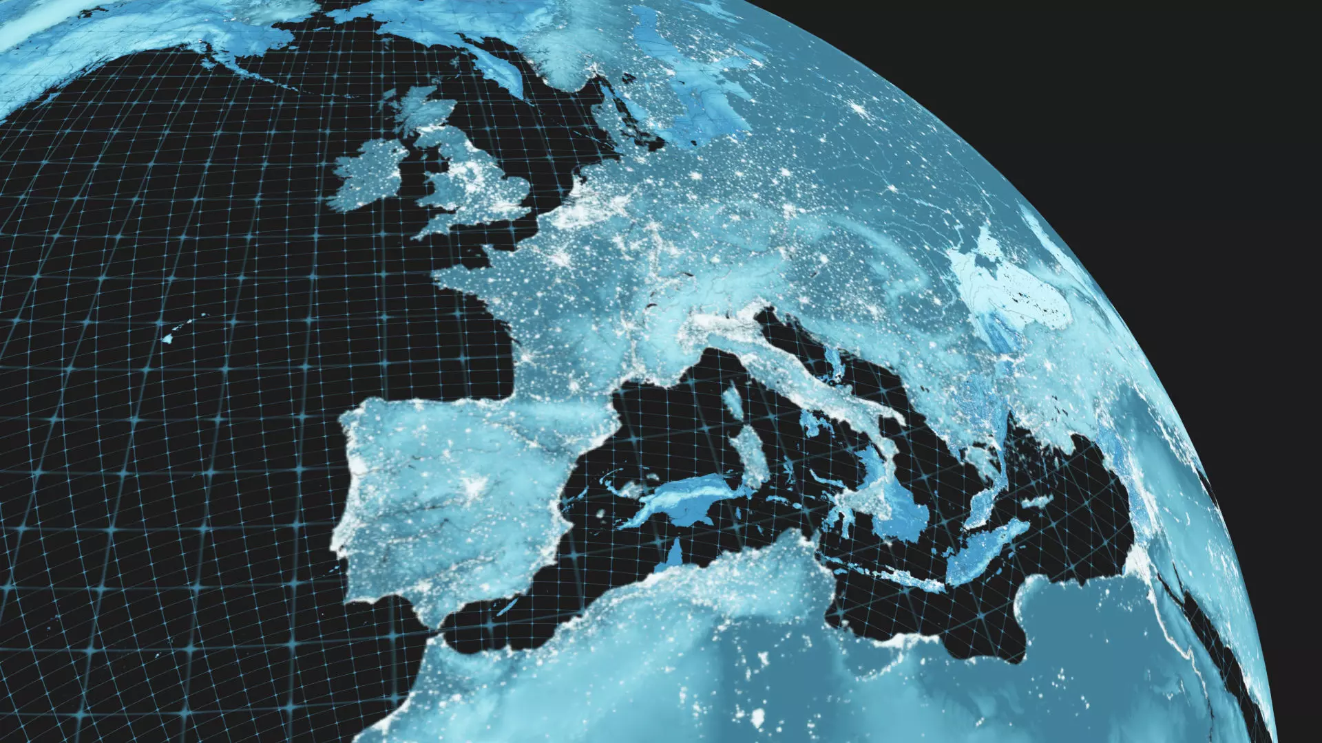 Earth hologram scifi planet Low-poly 3D model_0