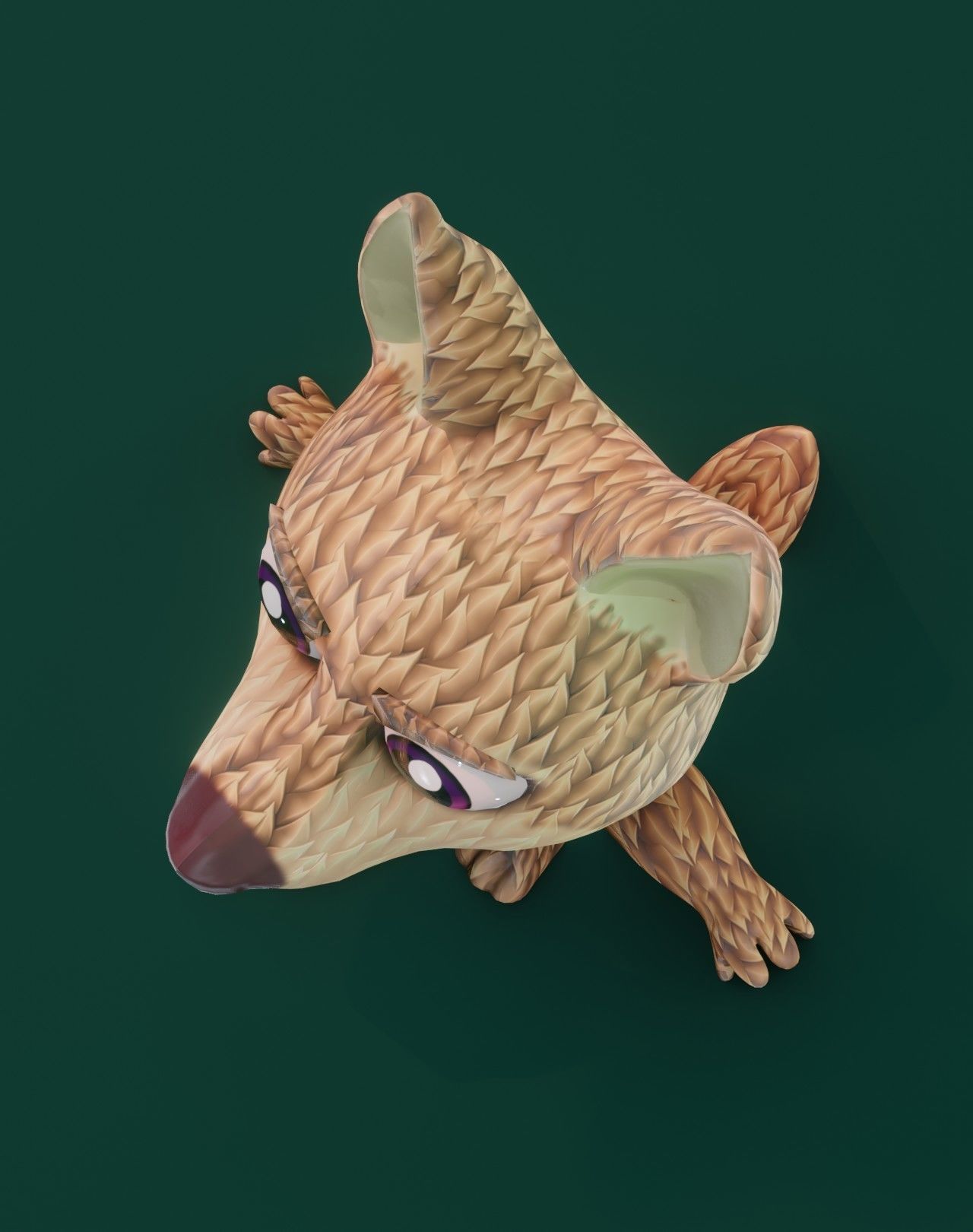 Cartoon Wolf 3D Models Low-poly 3D model_53