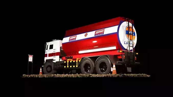 Fuel Truck 3d model 3D model