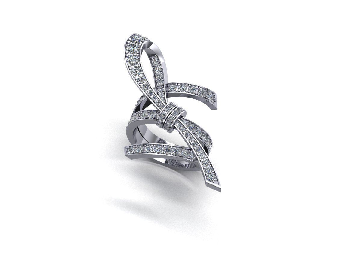 decollete  ring 3D print model_1