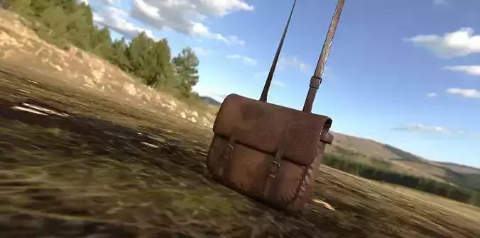 The old vintage bag  World War 2