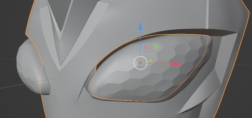 Ultraman Decker Strong type 3D printable helmet 3D print model_21