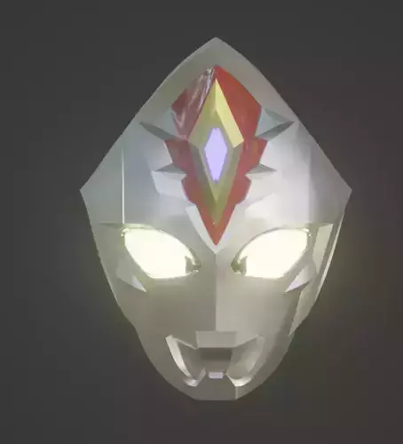 Ultraman Decker Strong type 3D printable helmet 3D print model