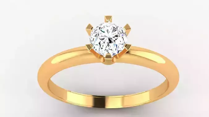 Diamond Solitaire Ring