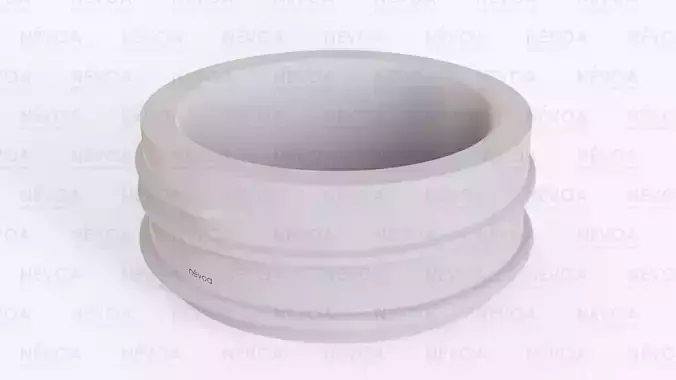 Neck finish - SP 444 - 58 - BDF - voluntary standard 3D model