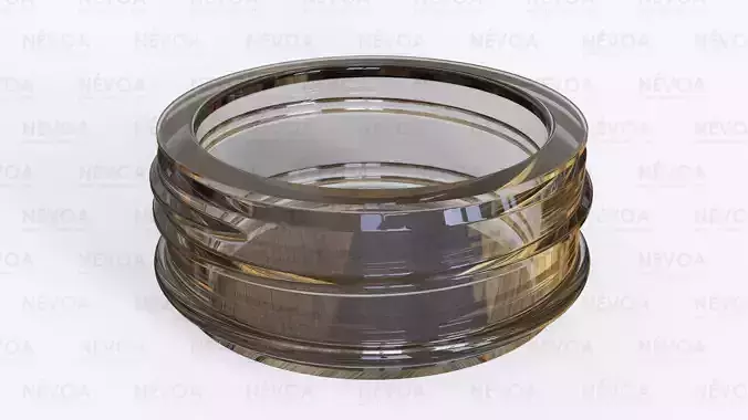Neck finish - SP 444 - 58 - LIP - BF - voluntary standard 3D model Neck finish - SP 444 - 58 - LIP - BF - voluntary standard 3D model