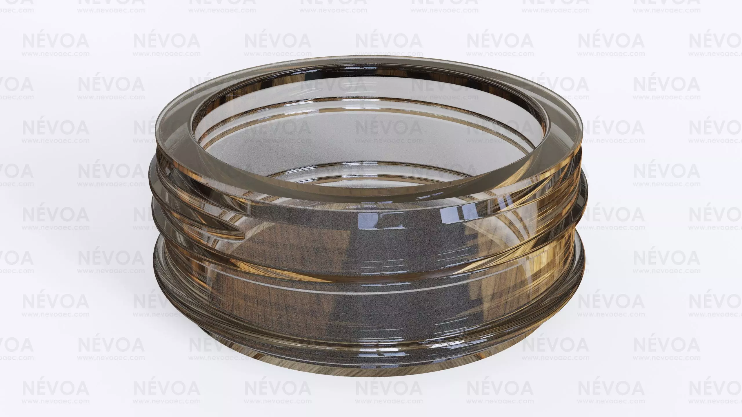 Neck finish - SP 444 - 58 - LIP - BF - voluntary standard 3D model_0