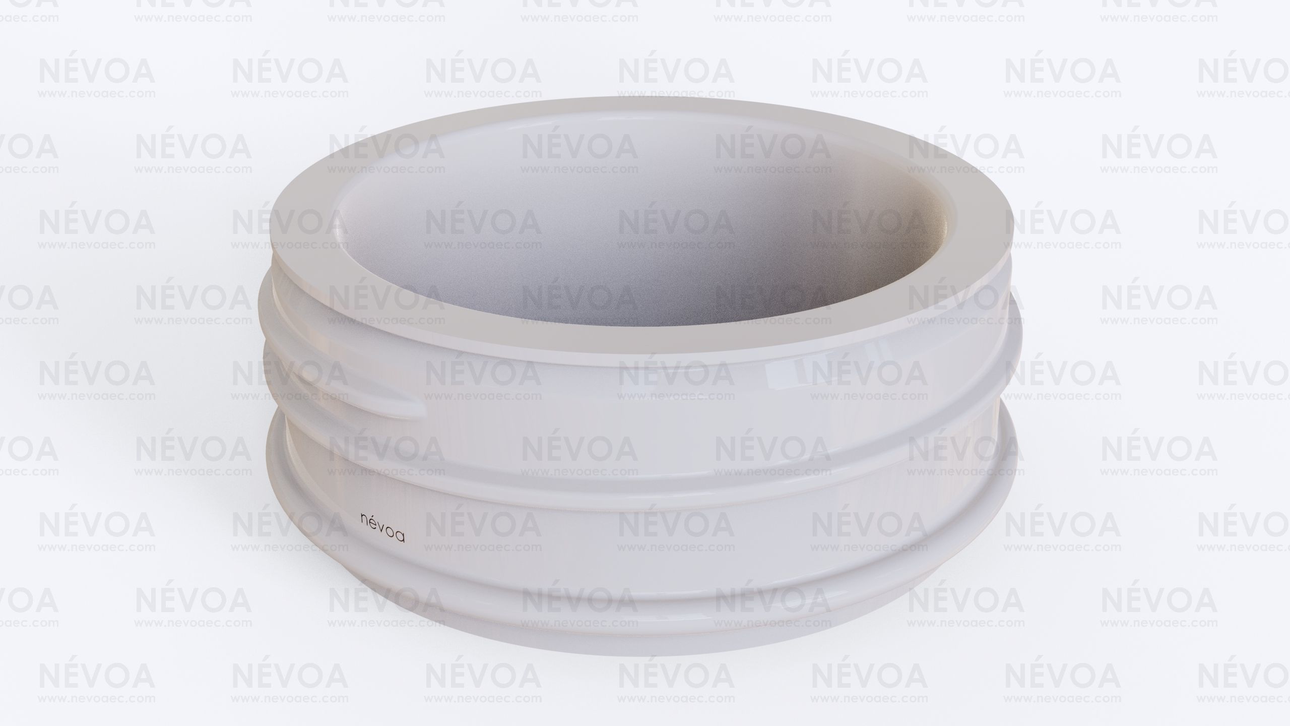 Neck finish - SP 444 - 58 - LIP - BF - voluntary standard 3D model_1
