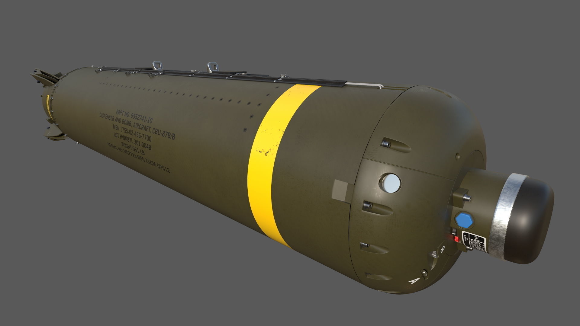 CBU-87 Combined Effects Munition 3D model_1