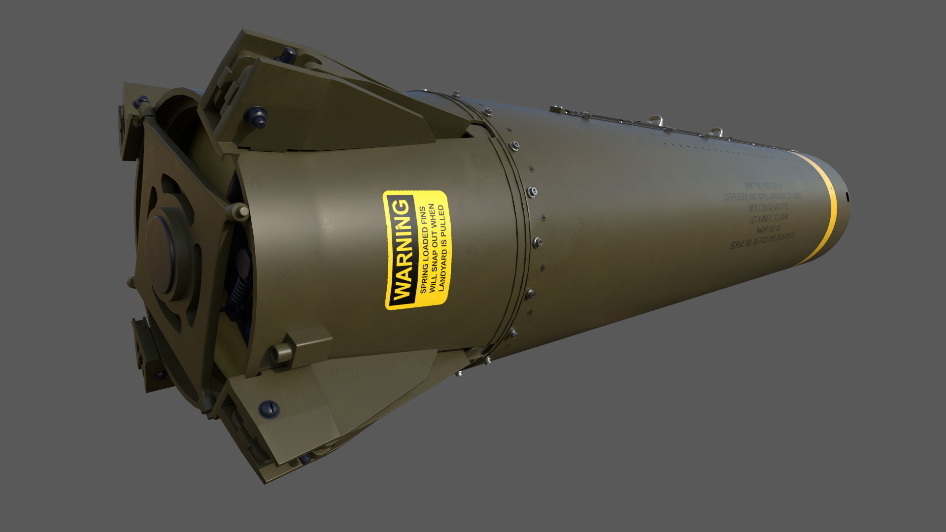 CBU-87 Combined Effects Munition 3D model_3