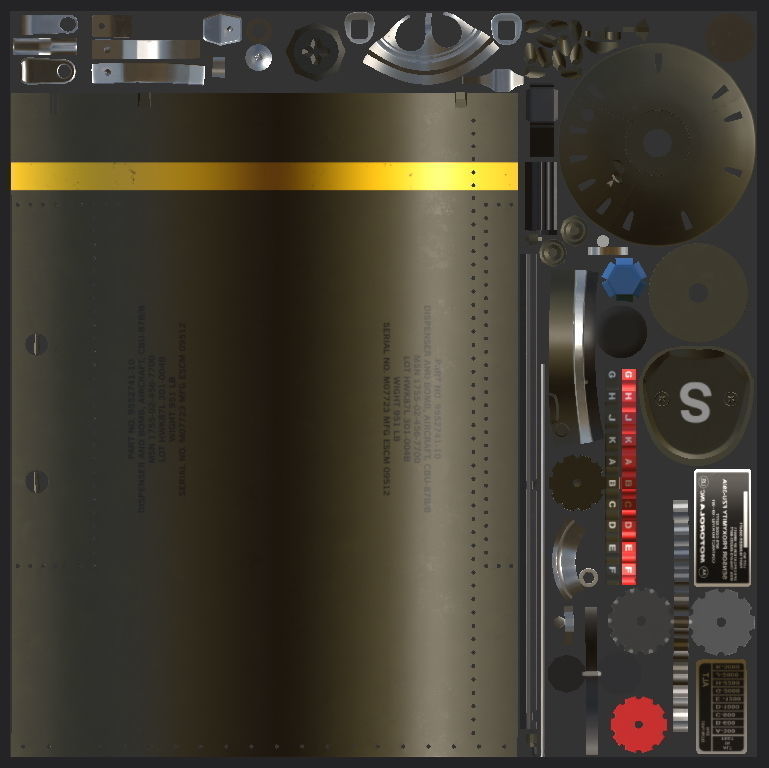 CBU-87 Combined Effects Munition 3D model_13