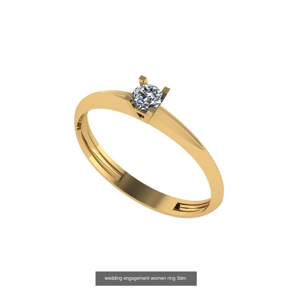 Engagement ring collection 30 pieces 3D model _6