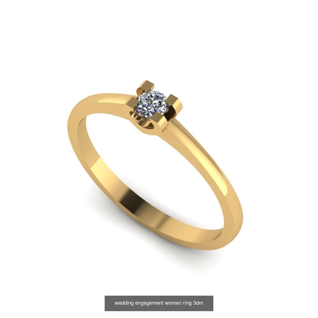 Engagement ring collection 30 pieces 3D model _24