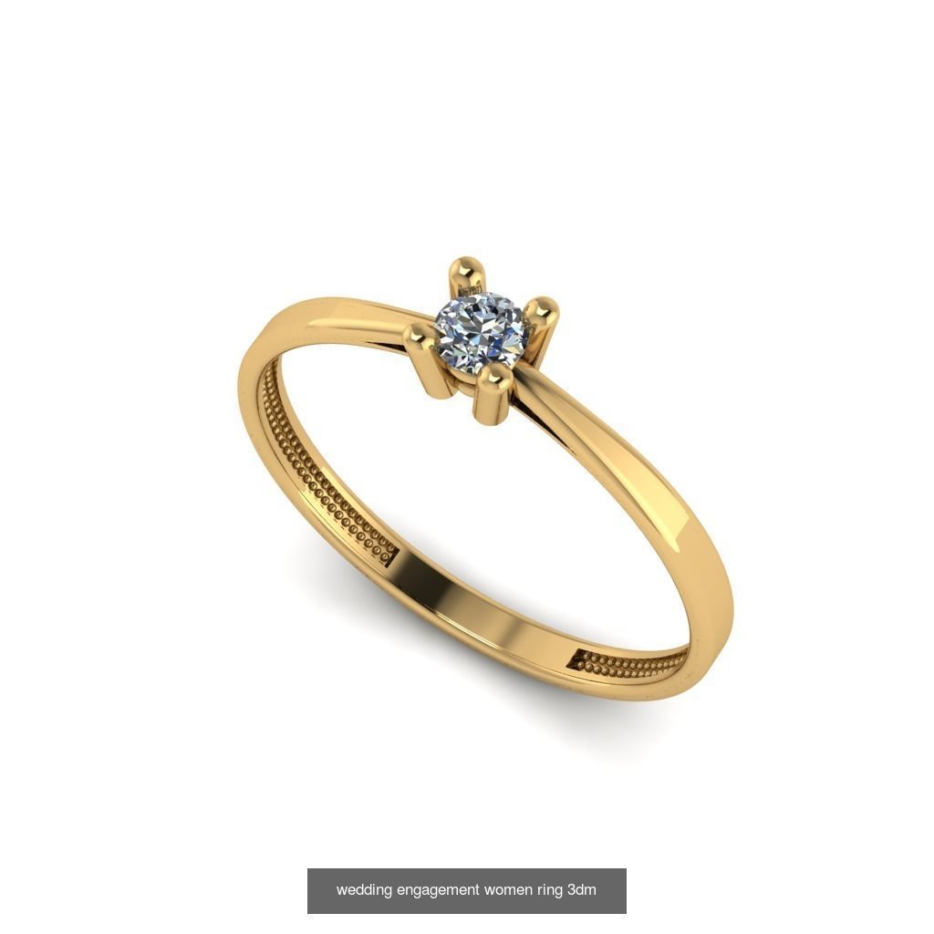 Engagement ring collection 30 pieces 3D model _28