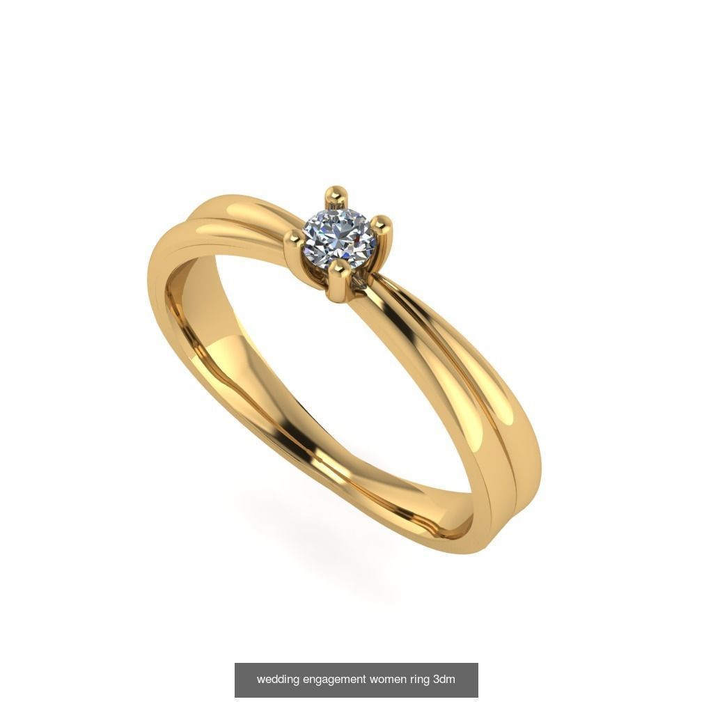 Engagement ring collection 30 pieces 3D model _17