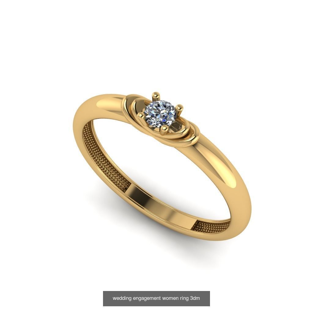 Engagement ring collection 30 pieces 3D model _32