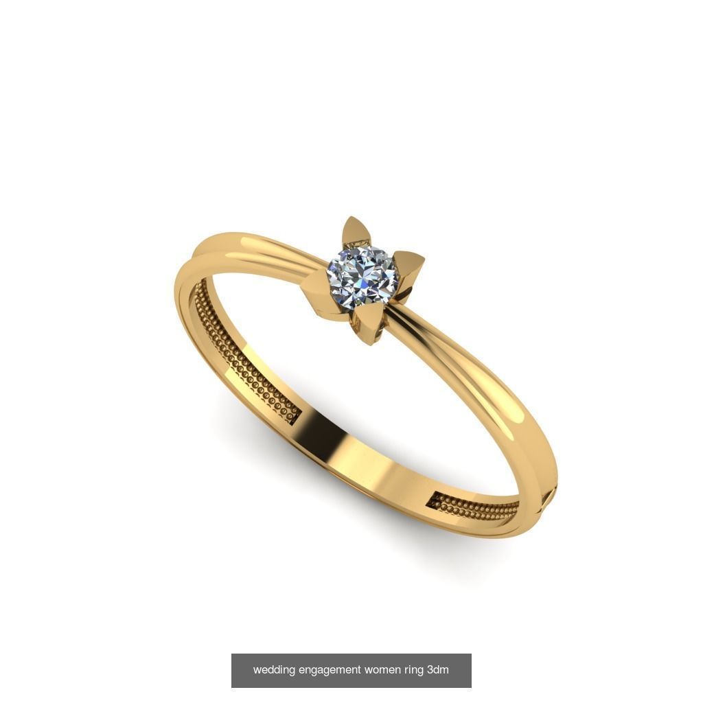 Engagement ring collection 30 pieces 3D model _29