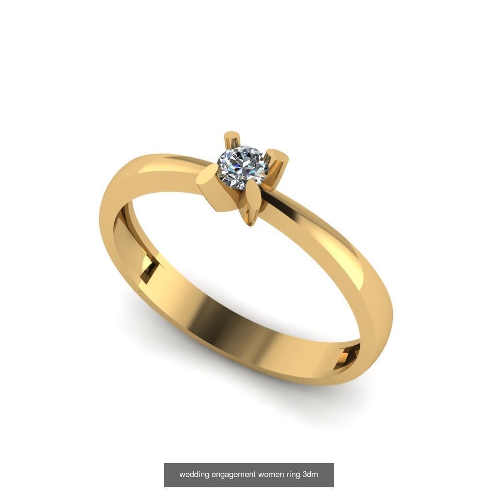 Engagement ring collection 30 pieces 3D model _27