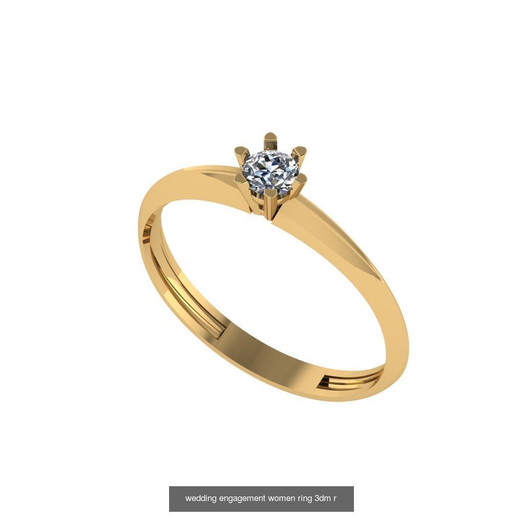 Engagement ring collection 30 pieces 3D model _4