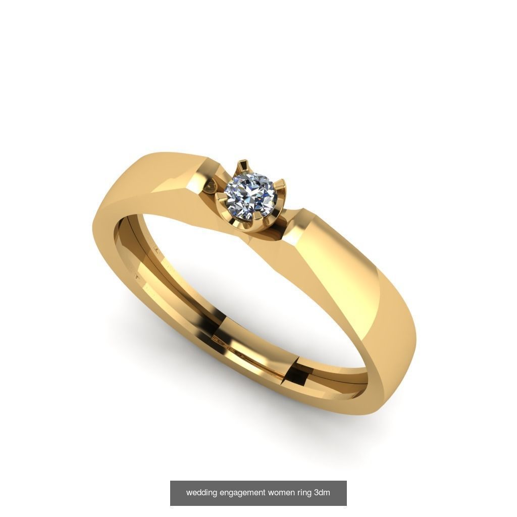 Engagement ring collection 30 pieces 3D model _20