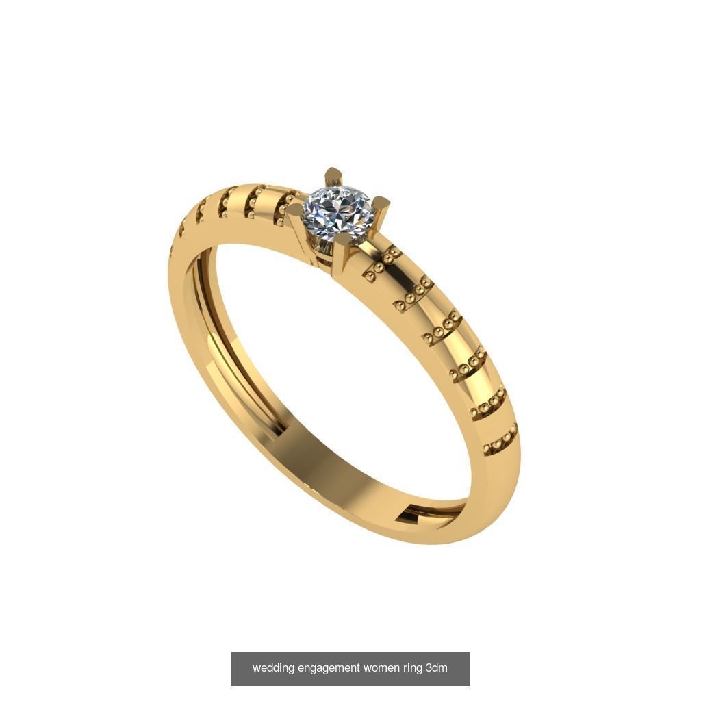 Engagement ring collection 30 pieces 3D model _12