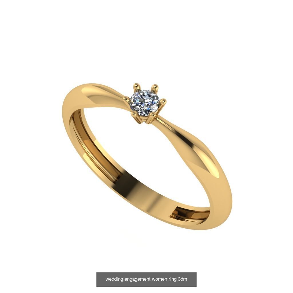 Engagement ring collection 30 pieces 3D model _18