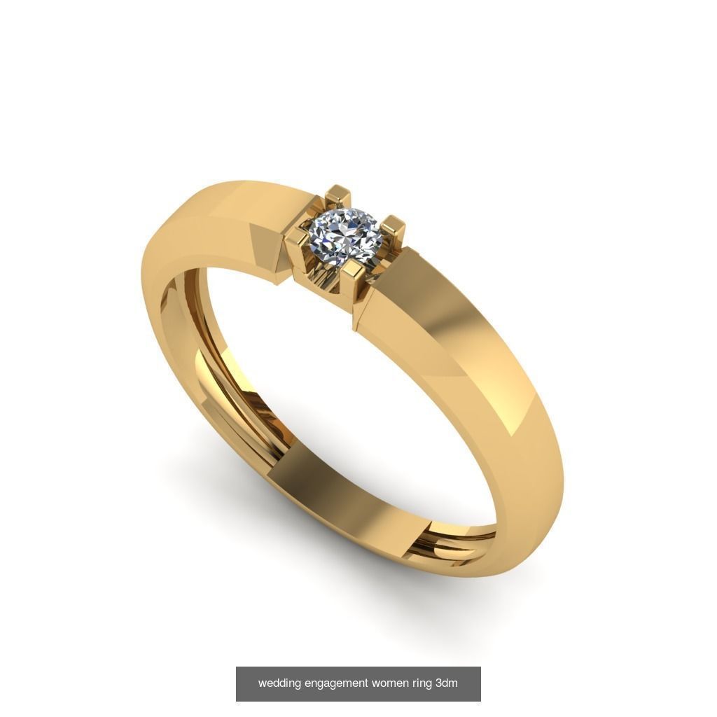 Engagement ring collection 30 pieces 3D model _19