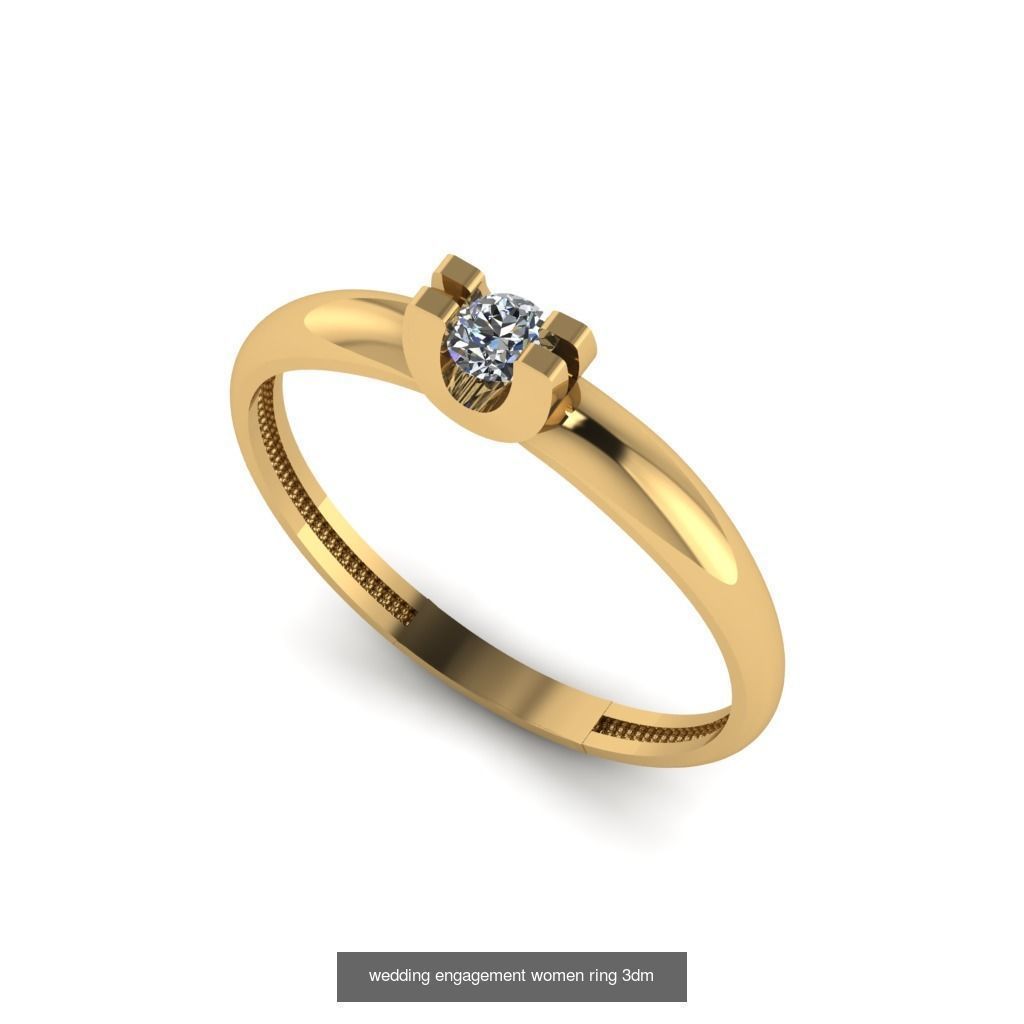 Engagement ring collection 30 pieces 3D model _30