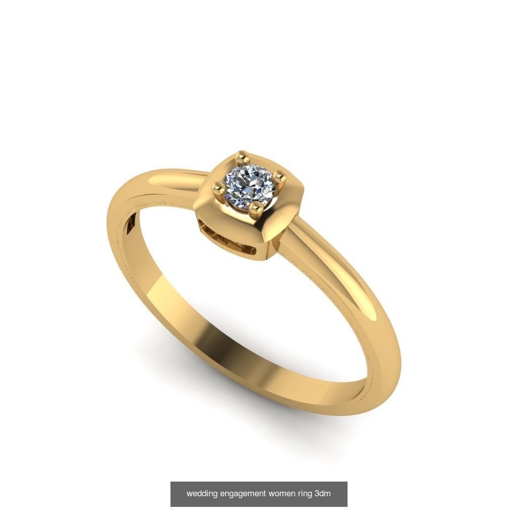 Engagement ring collection 30 pieces 3D model _23
